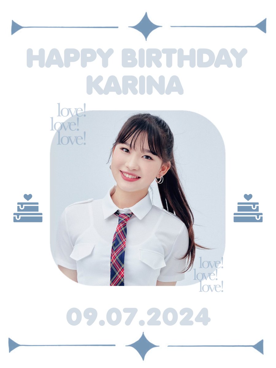 TakeiBrasil's tweet photo. — 🥹🎂! O tempo passou e hoje nossa princesa completa 17 aninhos! Esperamos que você esteja saudável e feliz! 🩵

カリナちゃん おめでとうございます！
HAPPY BIRTHDAY TAKEI KARINA
#HappyBirthdayTakeiKarina https://t.co/vNhpTVcgdY