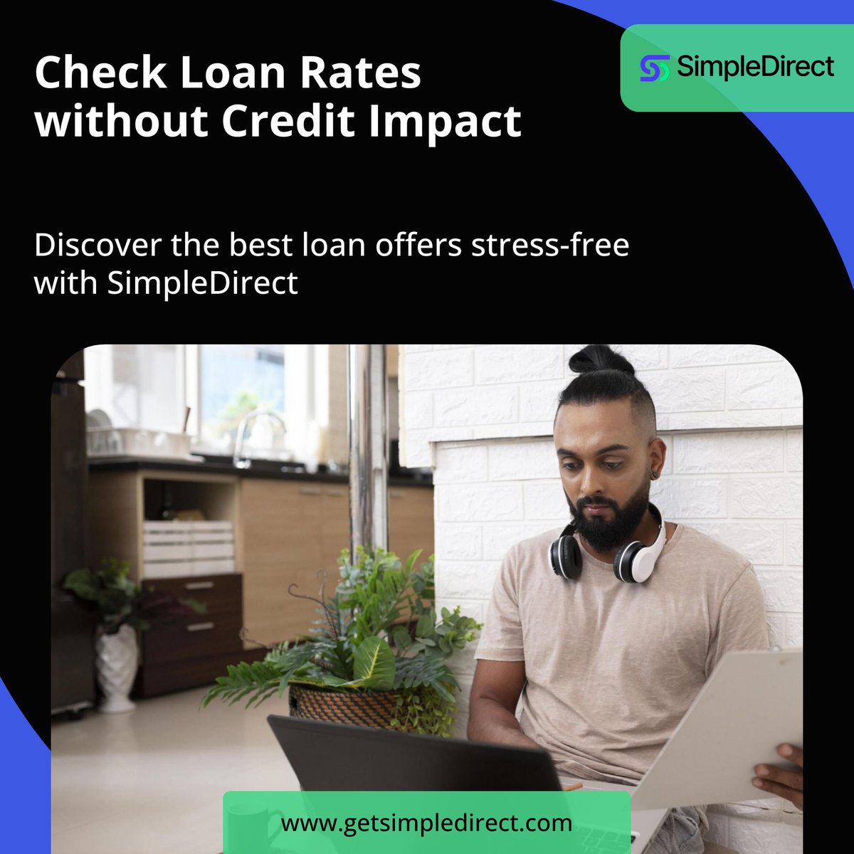SimpleDirectHQ's tweet image. Are you worried about how checking your rates might affect your credit score? 🤔 With SimpleDirect, you can see your personalized loan offers with NO impact on your credit score! 🎉 #NoCreditImpact #SafeFinancing #SimpleDirect #HomeImprovement