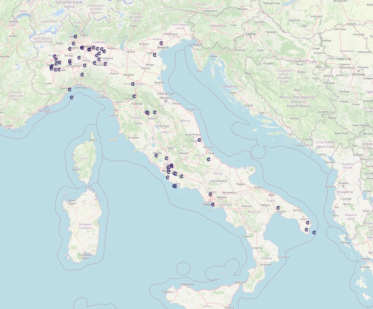 Let's try 500% month-on-month, with proper numbers now! (This wont last in Italy, but it's fun to watch!)