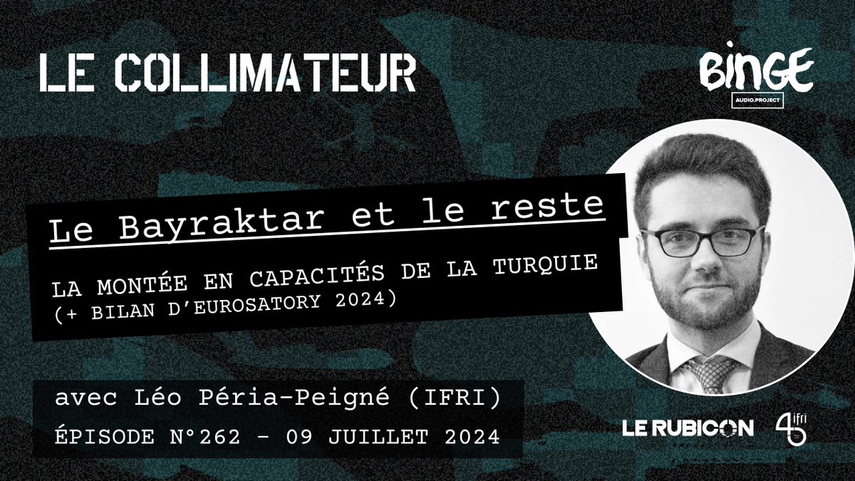 Le Rubicon (@lerubicon_org) on Twitter photo Le Collimateur explore aujourd'hui la célébrité du drone Bayraktar TB2 depuis 2020 et les évolutions de l'industrie de défense turque, avec <a href="/Leo_PeriaPeigne/">Léo Peria-Peigné</a> (<a href="/IFRI_/">Institut français des relations internationales</a>), suivi d'un bilan du salon <a href="/cogeseurosatory/">Eurosatory</a> 2024.
lerubicon.org/collimateur-09⊠Le Collimateur explore aujourd'hui la célébrité du drone Bayraktar TB2 depuis 2020 et les évolutions de l'industrie de défense turque, avec <a href="/Leo_PeriaPeigne/">Léo Peria-Peigné</a> (<a href="/IFRI_/">Institut français des relations internationales</a>), suivi d'un bilan du salon <a href="/cogeseurosatory/">Eurosatory</a> 2024.
lerubicon.org/collimateur-09âŠ