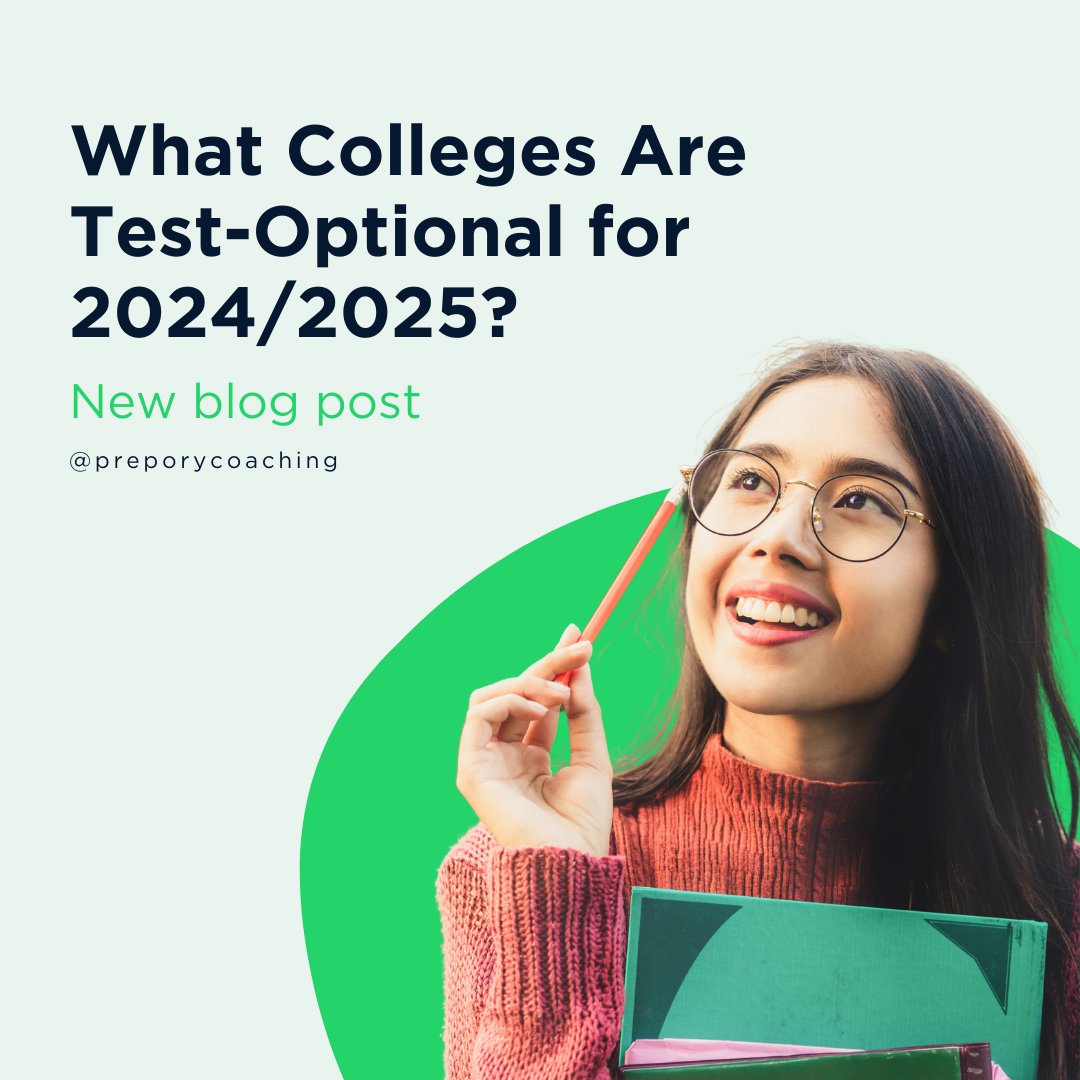 preporycoaching's tweet image. College application season is just around the corner and you know what that means... it's time to get ahead on your college application game plan. 🤓 Check out our blog post to learn which colleges won't be requiring test scores this year. 🎓 hubs.la/Q02Dv7H50