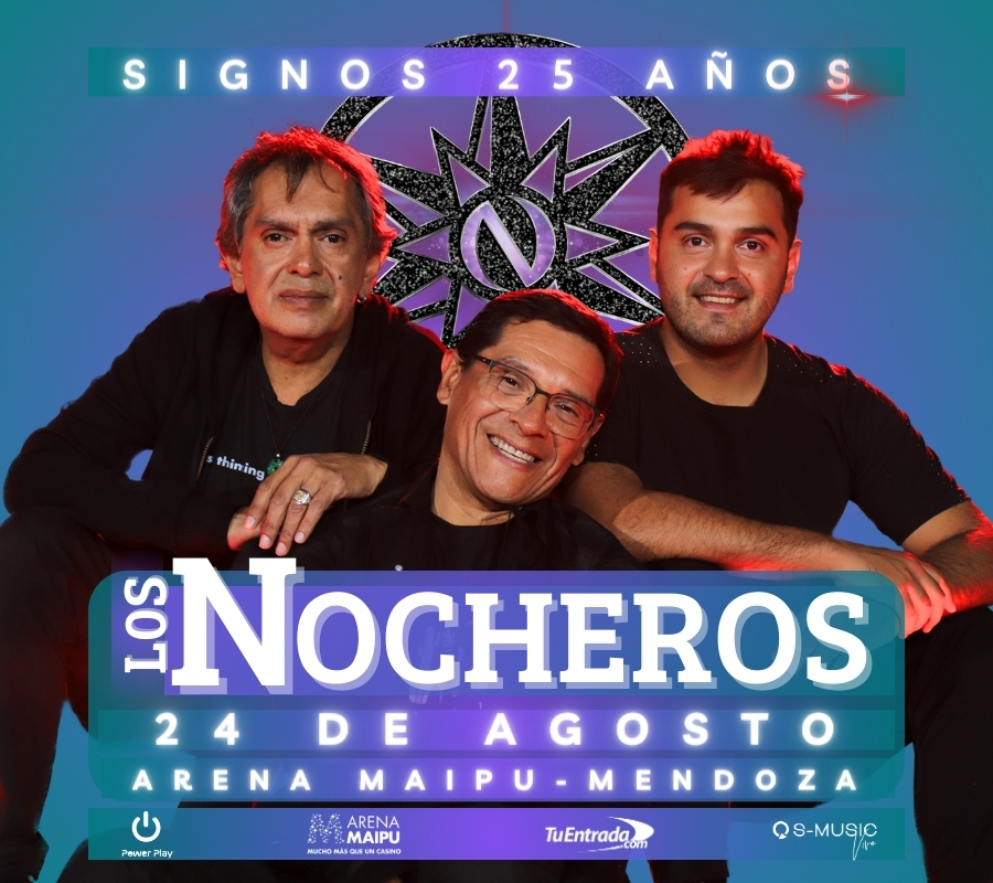 QuierodecirD's tweet photo. #LosNocheros celebran los 25 años de su emblemático disco #Signos con un gran show en el #ArenaMaipúStadium el sábado 24 de agosto, entradas por https://t.co/lYhSr3DLry, #MaxiMall y boletería
@tuentrada @LosNocherosOfic @ArenaMaipu
https://t.co/QGLASPWD7t
#show #LaYapa https://t.co/YqQFYa8tBw