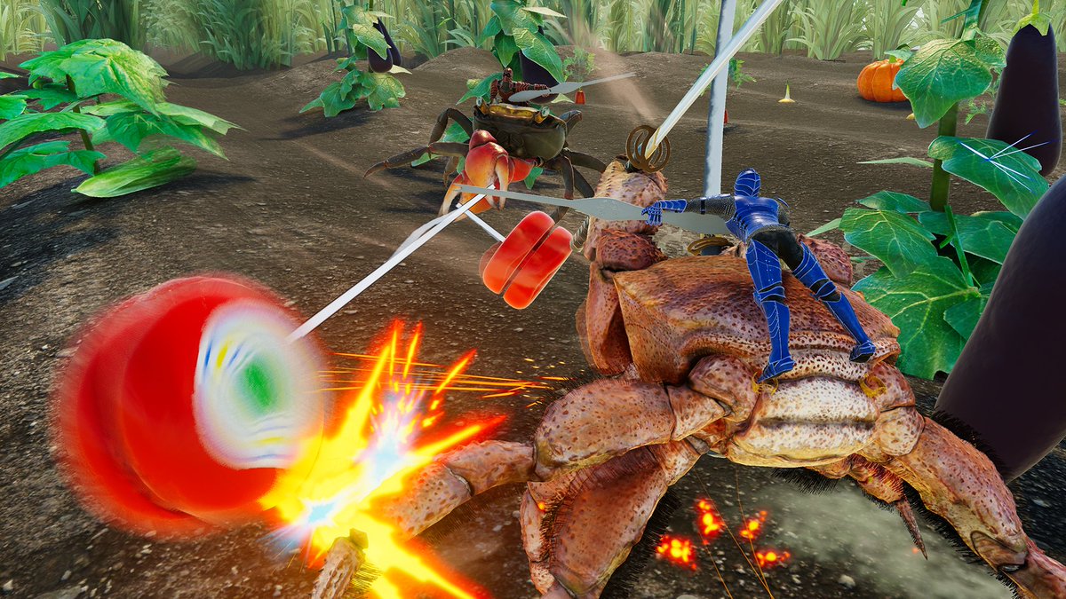 crab_fight's tweet photo. Hi everyone, Thank you for enjoying #FightCrab2. Today, we have updated to Ver. 0.7.17.4.  The yo-yo can now be used in online matches. https://t.co/oaJ3kxC1op #indiedev https://t.co/cn8LJBP68p