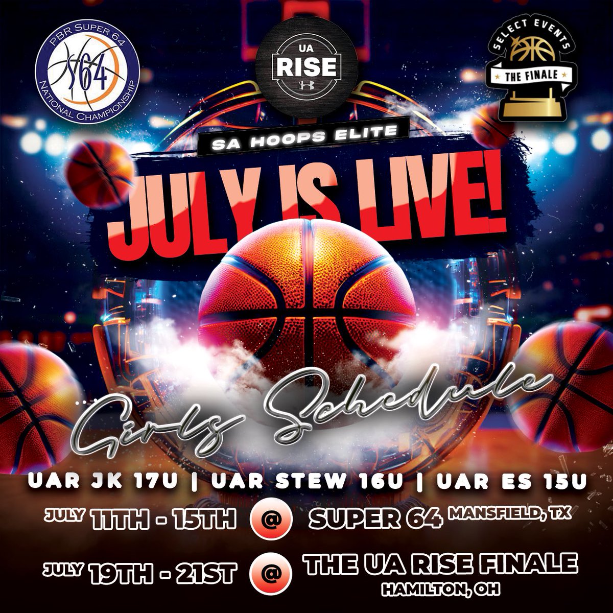 SA Hoops Elite (@sahoopselite) on Twitter photo Catch our TALENTED ladies Live this week <a href="/PBRhoops/">Premier Basketball</a> Super 64- Mansfield.
looking forward to seeing our teams compete!
High quality matchups. 🔥🔥🔥
Tune in! Catch our TALENTED ladies Live this week <a href="/PBRhoops/">Premier Basketball</a> Super 64- Mansfield.
looking forward to seeing our teams compete!
High quality matchups. 🔥🔥🔥
Tune in!