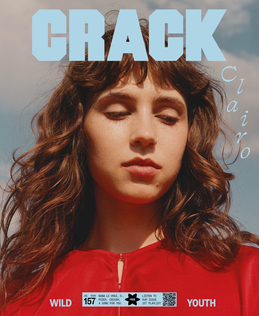 CrackMagazine's tweet image. Clairo is mining a deeper, inner well of interpersonal love and sonic confidence for her latest album ✨

@clairo covers issue 157 of @crackmagazine

Read the cover interview now: crackm.ag/clairo