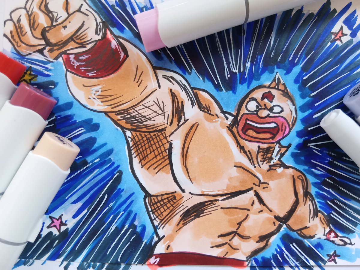 PintandoDibus's tweet photo. Hoy desbloqueamos a... #Musculman / #Kinnikuman time lapse en el siguiente link de ytb https://t.co/Gj38JSQaeW https://t.co/tA5WY5YCDJ
