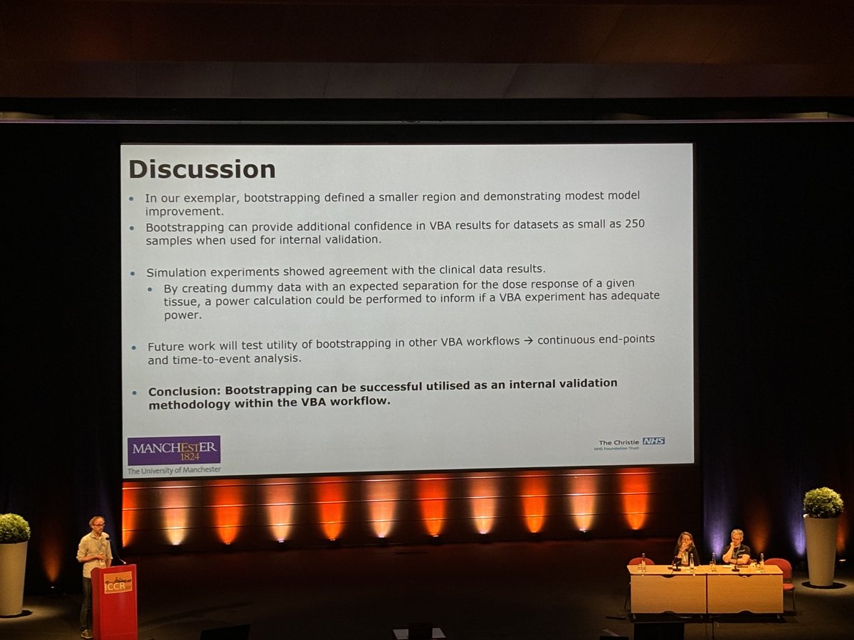 Corinne Faivre-Finn (@finn_corinne) on Twitter photo The king of voxel-based analysis <a href="/Al_McWilliam/">Alan McWilliam</a> presents on the successful use of bootstrapping as an internal methodology within the voxel-based analysis workflow #ICCR2024
<a href="/TheChristieNHS/">The Christie NHS</a> <a href="/MCRCnews/">Manchester Cancer Research Centre</a> The king of voxel-based analysis <a href="/Al_McWilliam/">Alan McWilliam</a> presents on the successful use of bootstrapping as an internal methodology within the voxel-based analysis workflow #ICCR2024
<a href="/TheChristieNHS/">The Christie NHS</a> <a href="/MCRCnews/">Manchester Cancer Research Centre</a>