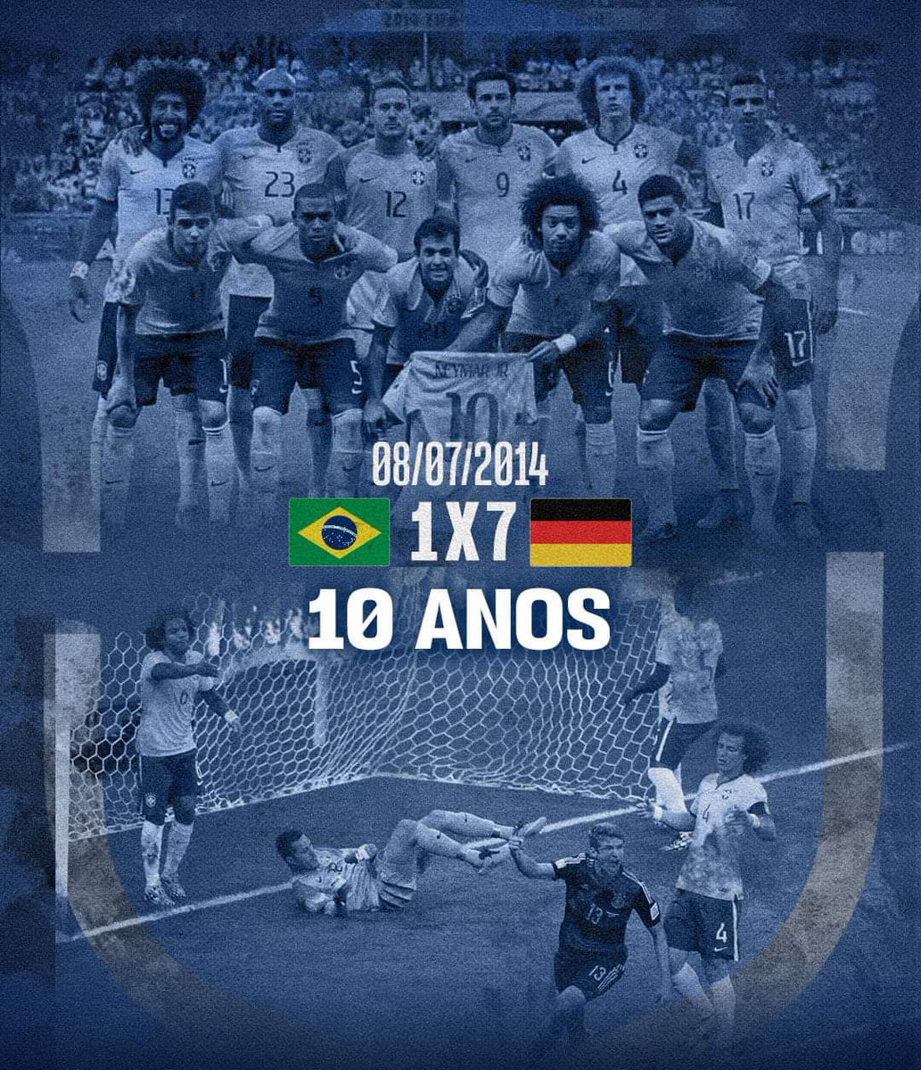 🎂👏🏻👏🏻👏🏻👏🏻😆 Vamos cantar feliz aniversário juntos com a <a href="/CBF_Futebol/">brasil</a> essa data mais que especial! 
Viva 8 de Julho de 2014, 10 anos do7x1👏🏻👏🏻👏🏻👏🏻😆