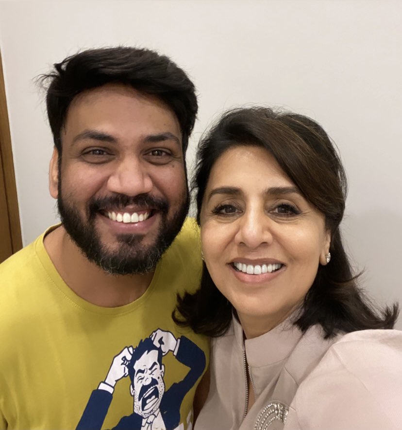 Happy birthday #NeetuKapoor ma’am! Stay blessed. I can’t forget the motherly warmth you showed when we met. Thank you 🙏♥️