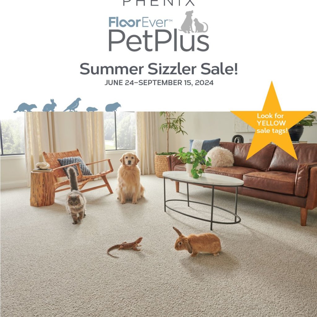 FloorEver™ PetPlus is built to withstand the “uh-ohs” that come with furry family members, 24/7. With enhanced pet performance and exceptional warranties for stain, spill protection, and warranted for stairs! pbxx.it/Bz8utm