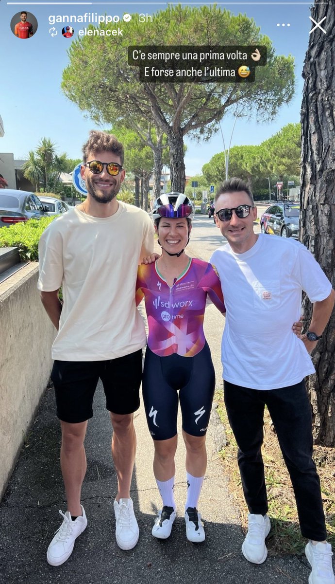 Be like <a href="/GannaFilippo/">Filippo Ganna</a>: support the #WonderfulWomen of this Giro d’Italia Women from the streets 🩷

Fai come Filippo Ganna: supporta le meravigliose atlete di questo #GirodItaliaWomen dalla strada 🩷