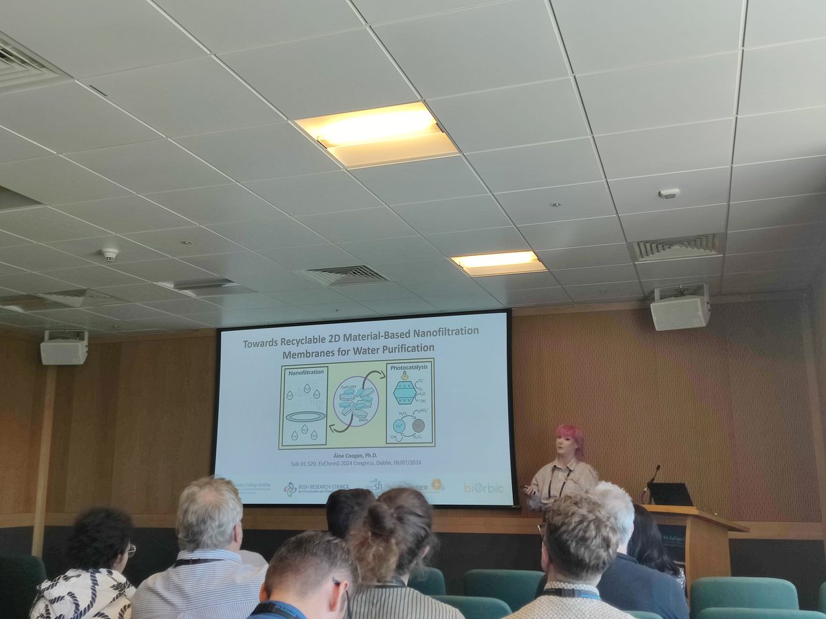 Dr. Áine Coogan (@ainecoogannano) on Twitter photo Presentation 1 of 3 this week done and dusted! Thanks to all who came along to hear about our water purification research🚰
<a href="/EuChemS_Congres/">10th EuChemS Chemistry Congress</a> Presentation 1 of 3 this week done and dusted! Thanks to all who came along to hear about our water purification research🚰
<a href="/EuChemS_Congres/">10th EuChemS Chemistry Congress</a>