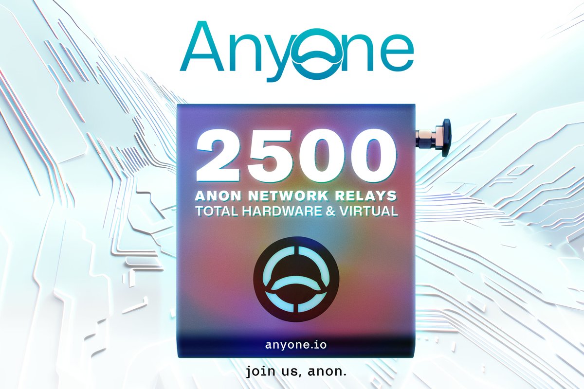 Another major accomplishment for the #Atornauts 

🔹2500 Relays!

#RelayUpEverywhere 
#PrivacyforAnyone