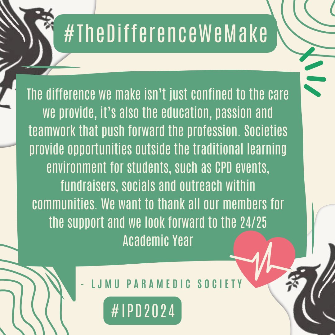 We’re proud of #TheDifferenceWeMake as a society, and we’re proud to be partners of #IPD2024!!!