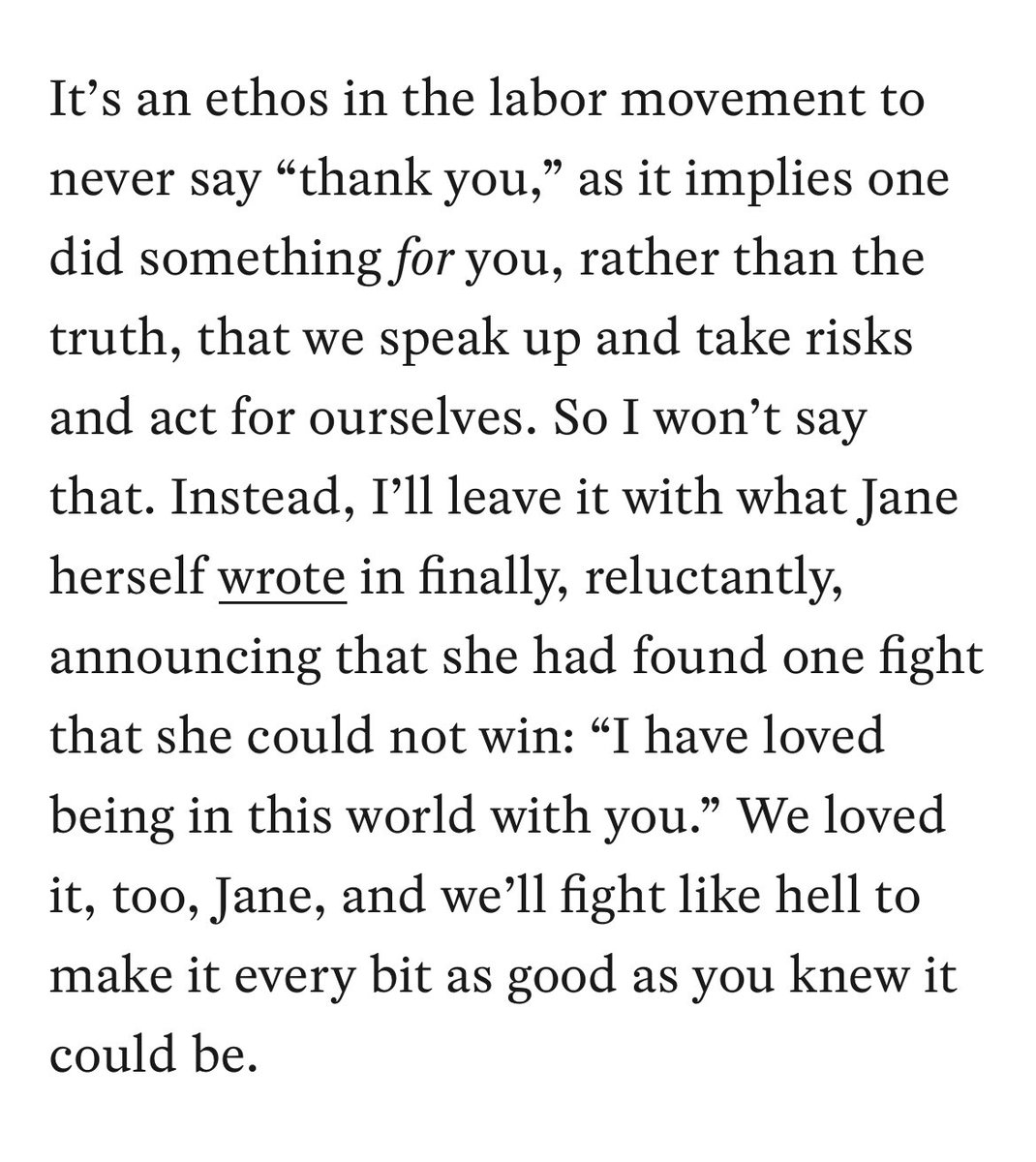 Beautiful tribute to Jane McAlevey by <a href="/alexnpress/">Alex Press</a> jacobin.com/2024/07/jane-m…