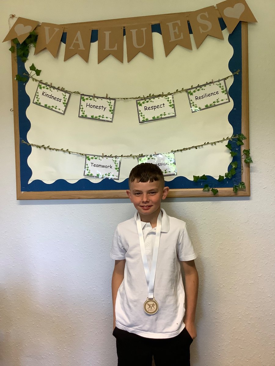 Marvellous Monday Moment! This is Jason, who with his Team won 1st place at the  <a href="/BritDodgeball/">British Dodgeball</a> championships on Saturday. I love the diverse range of sports our children take part in and so proud that our values extend out of school! #teamwork #OAH (only at Heage)