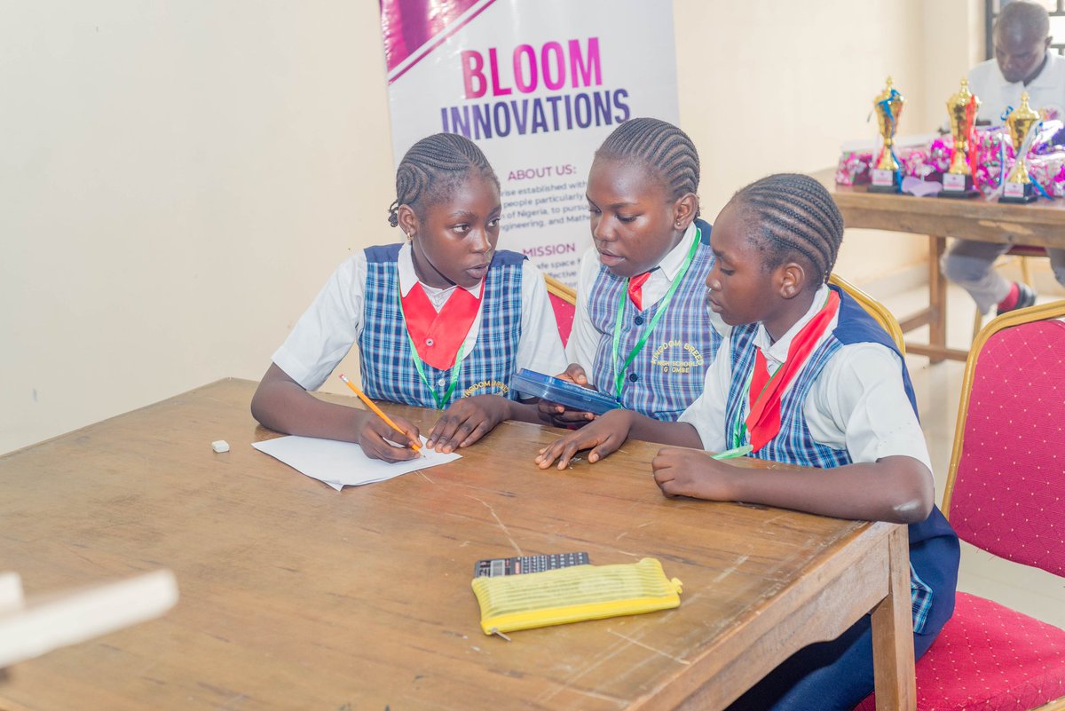Bloom4STEM's tweet photo. The Bloom Mathematics Challenge 2024 is a wrap! π 23 teams from 16 schools , about a 100 Mathematical Queens showed off their math skills! Proving to the world they are mathematical Queens! Congratulations to all participants, teachers, and schools! #BloomMathematicsChallenge https://t.co/GK2oUWqYAA