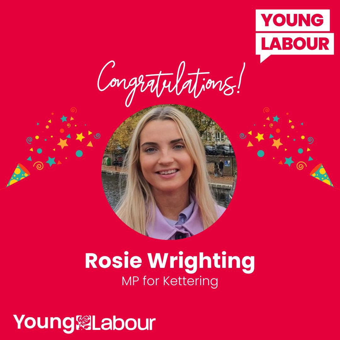 We are so excited that five of our members were elected to Parliament on Thursday

Here’s a thread of all of them 🧵

First up, congratulations <a href="/rosie_wrighting/">Rosie Wrighting MP</a> on being elected as MP for Kettering!