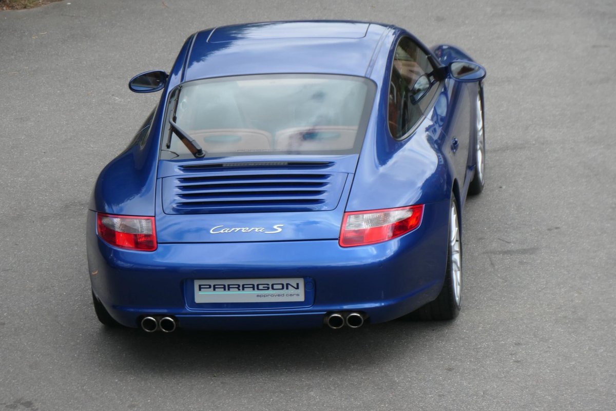 ParagonPorsche's tweet photo. Now Sold: Porsche 911 Carrera 2 S Coupe (997) in Cobalt Blue with Terracotta leather sports seats ✅ https://t.co/fpuyJjnmcz