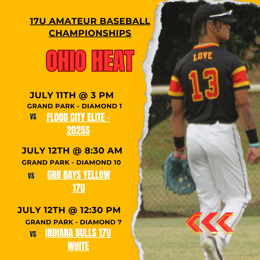 Here’s my schedule for the upcoming weekend at Grand Park!