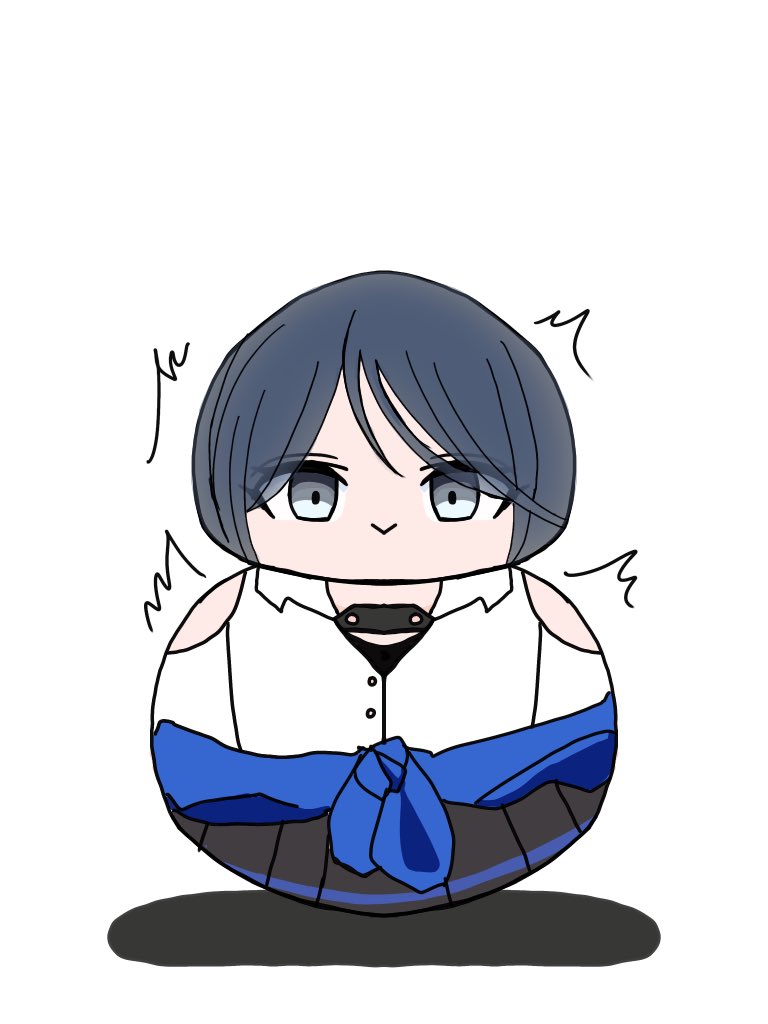 Nanoca_Hoshi_pr's tweet photo. おきあがりこぼしick（服有ver）
お題箱に来てたお題です https://t.co/iO1N473zbJ