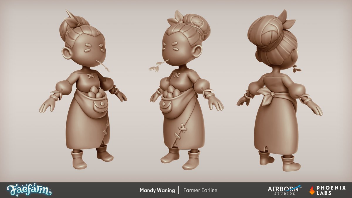 airbornstudios's tweet photo. 3D work by @munniwunni, Chloé Labbé &amp; Fatos Tahiraj. Concepts provided by the wonderful @FaeFarm at Phoenix Labs! Thank yooouuu! 😘 #faefarm #gameart #3dart #3dmodeling 2/2 https://t.co/RPVEK9vjHV