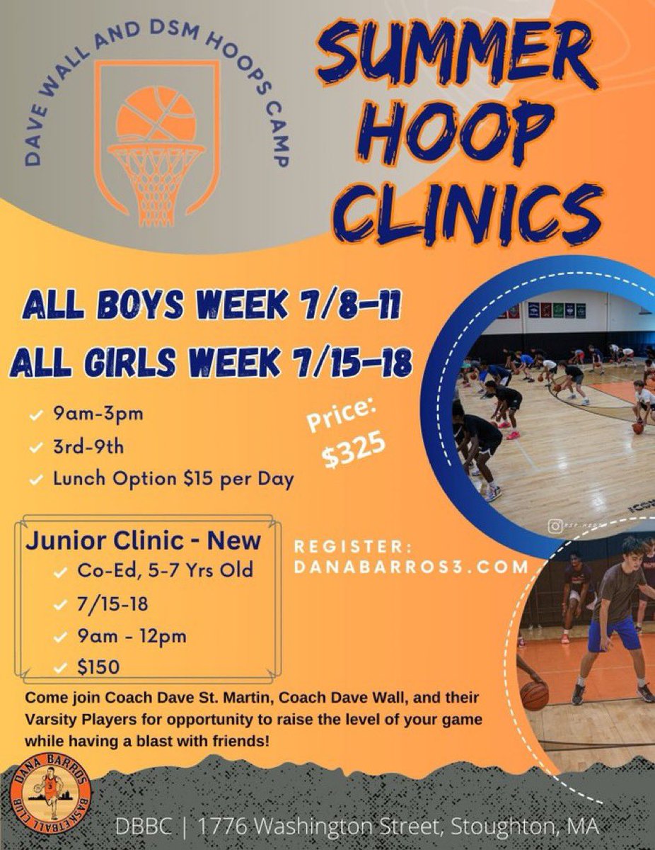 Boys week off and running!  Still spots available next week for girls, lets get as many kids as possible and make it a great week!