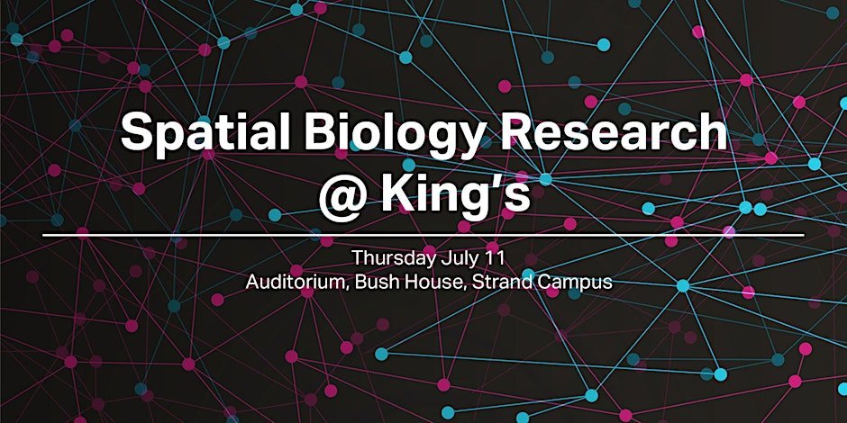 Jelmar (@jelmarquist) on Twitter photo The 'Spatial Biology Research @ King’s' symposium is happening on Thursday! Join us to find out more about spatial transcriptomics with the CosMx SMI! #spatialbiology #spatialtranscriptomics #spatialmultiomics
Register at …gy-research-at-kings.eventbrite.co.uk
<a href="/KCLcancer_pharm/">School of Cancer & Pharmaceutical Sciences</a> @nanostringtech The 'Spatial Biology Research @ King’s' symposium is happening on Thursday! Join us to find out more about spatial transcriptomics with the CosMx SMI! #spatialbiology #spatialtranscriptomics #spatialmultiomics
Register at …gy-research-at-kings.eventbrite.co.uk
<a href="/KCLcancer_pharm/">School of Cancer & Pharmaceutical Sciences</a> @nanostringtech