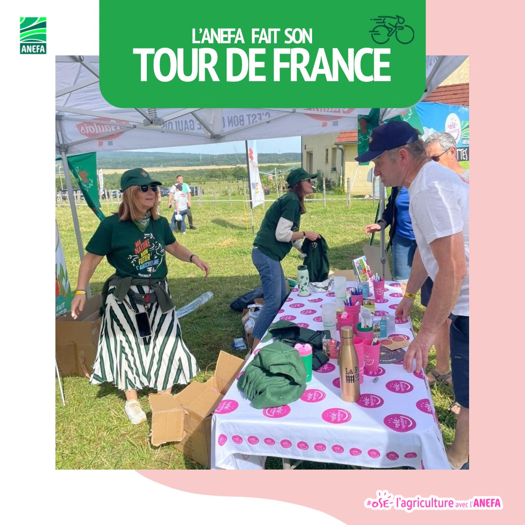 🚜 Les 4 et 5 juillet, nos équipes de Bourgogne-Franche-Comté ont été présent, à Cluny et Curley, pour communiquer sur les métiers et les formations en l’agriculture ! 
Découvrez les moments forts de ces journées en image !
@letour 
#ANEFA #TourDeFrance #Agriculture #TDF