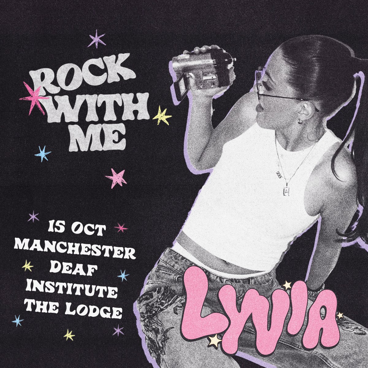 gigsandtours's tweet photo. Rising artist, TikTok sensation and 'The Voice UK' contestant #LYVIA is coming to @DeafInstitute in October! ๐ซ
Tickets on sale Wednesday 17th July at 10am via https://t.co/CEIsGbTy3X https://t.co/JDfXmeeF0V