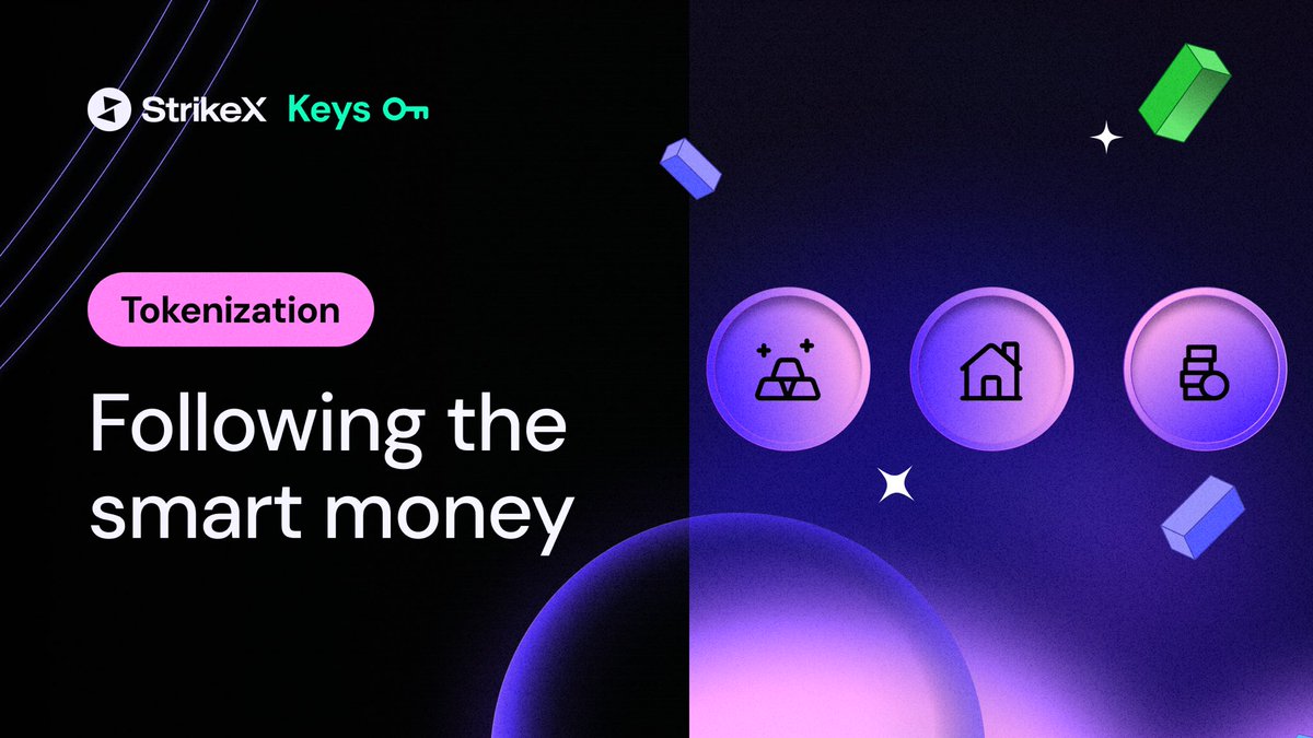 TradeStrikeBVI's tweet image. Last week, Standard Chartered predicted the tokenization market will surge to $𝟯𝟬.𝟭 𝘁𝗿𝗶𝗹𝗹𝗶𝗼𝗻 within a decade. 

With such explosive growth projected, let’s explore which other institutions are vying for a spot in crypto’s hottest trend…

👉 blog.strikex.com/tokenization-o…