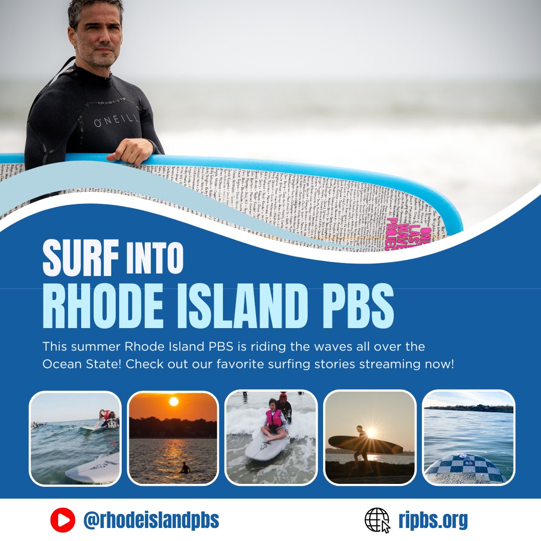 Rhode Island PBS dives into these surfer's stories! See how riding waves has changed lives. Stream now on YouTube or at ripbs.org <a href="/OneLastWave/">One Last Wave Project</a> <a href="/GnomeSurf/">GnomeSurf</a>

🏄🏼‍♂️ One Last Waave: watch.ripbs.org/video/one-last…

🏄🏼‍♀️ Wonders on the Waves: watch.ripbs.org/video/wonders-…