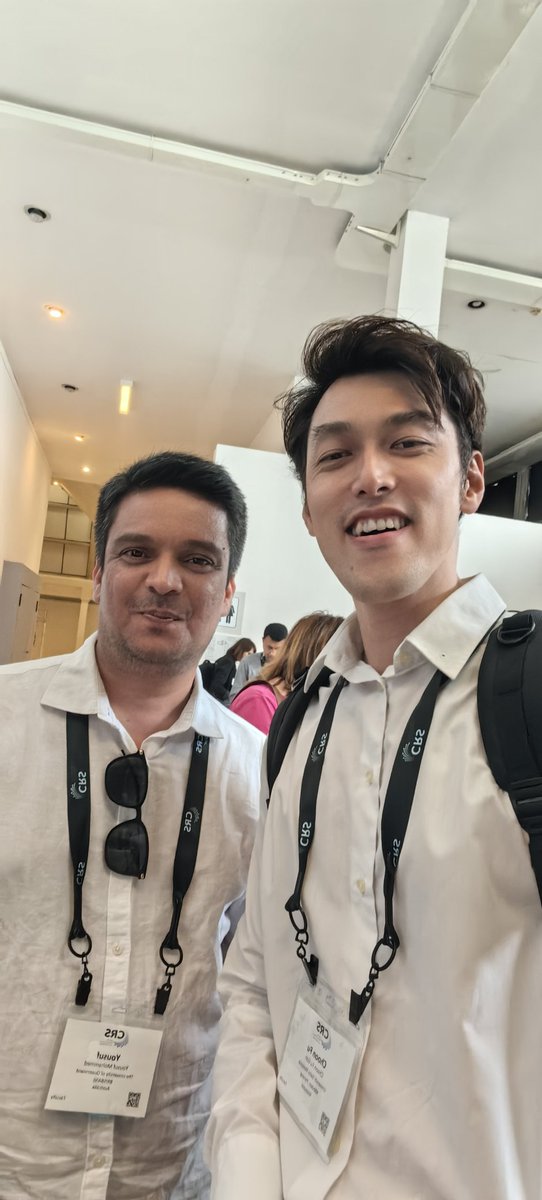 Meeting more &amp; more #friends in #CRS2024 <a href="/ChenYBecky/">Yunching Becky Chen</a> <a href="/asaracordeiro/">Sara Cordeiro 🇪🇺 🇵🇹</a> <a href="/yousufuq/">Yousuf Mohammed</a> Simon Drescher <a href="/CRSScience/">Controlled Release Society</a>