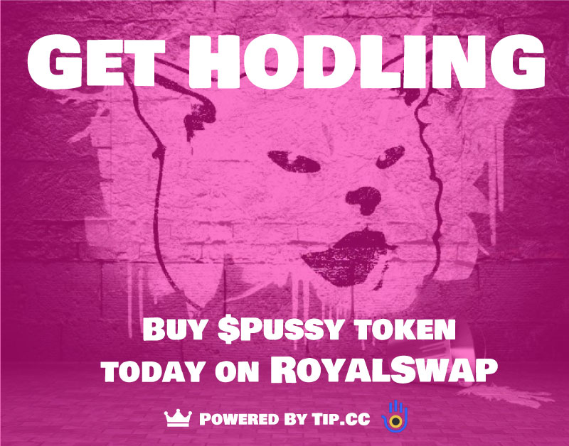 Trade over 100 coins and tokens on #RoyalSwap

#PussyToken
#Tipcc
discord.gg/e8rM6mdeJB