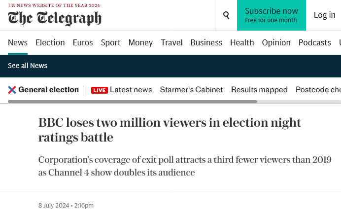 Something tells me Clive Myrie wasn't the problem.