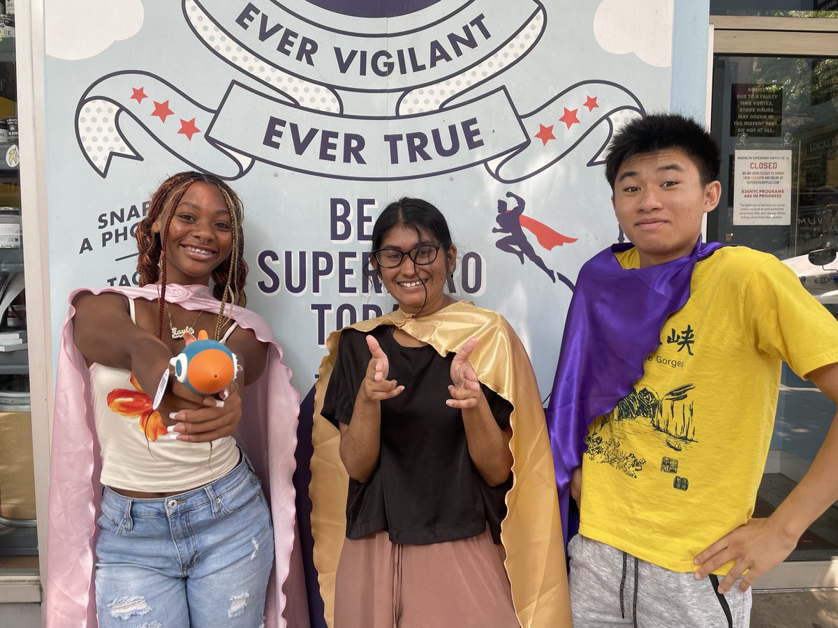 Summer interns are back at 826NYC! Members of our Teen Writers’ Collective will navigate PD workshops, create capstone projects, and lead workshops for our summer campers over 5 weeks. Stay tuned to meet each of our illustrious interns in the weeks to come!