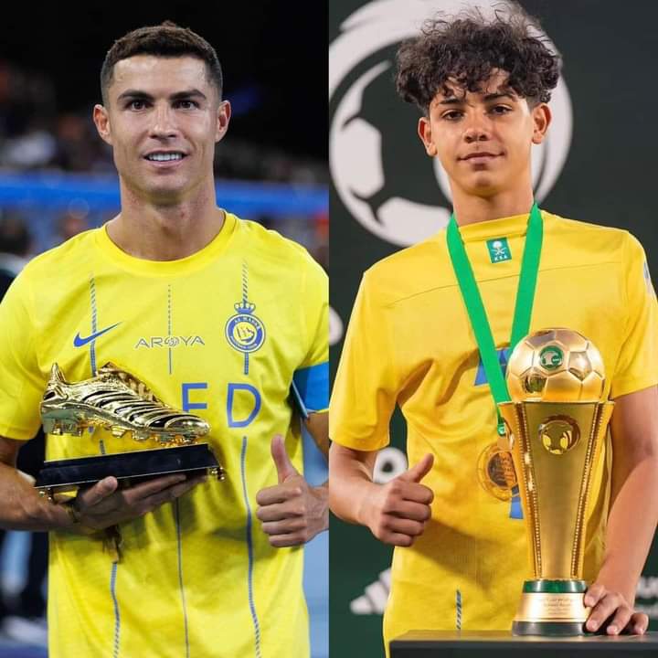 Bee Sports on X: "🚨 Cristiano Ronaldo does not want to retire at the moment as he wants to play an official match with his 14-year-old son 👀👨 👦 https://t.co/fh7GF00ChH" / X