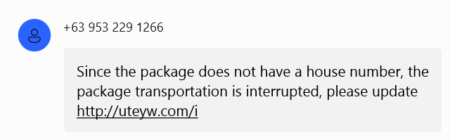 JCyberSec_'s tweet photo. A Philippines number sending USPS SMS Phishing 🇵🇭📲
🌐hxxp://uteyw.com/i/
🔍#KITIntel - This kit uses a local API endpoint to exfil the data through a salted bade64 blob... The data is 'salted' locally in JS so you can just reverse it again 😂 #YouTried https://t.co/6WVRq80o7j