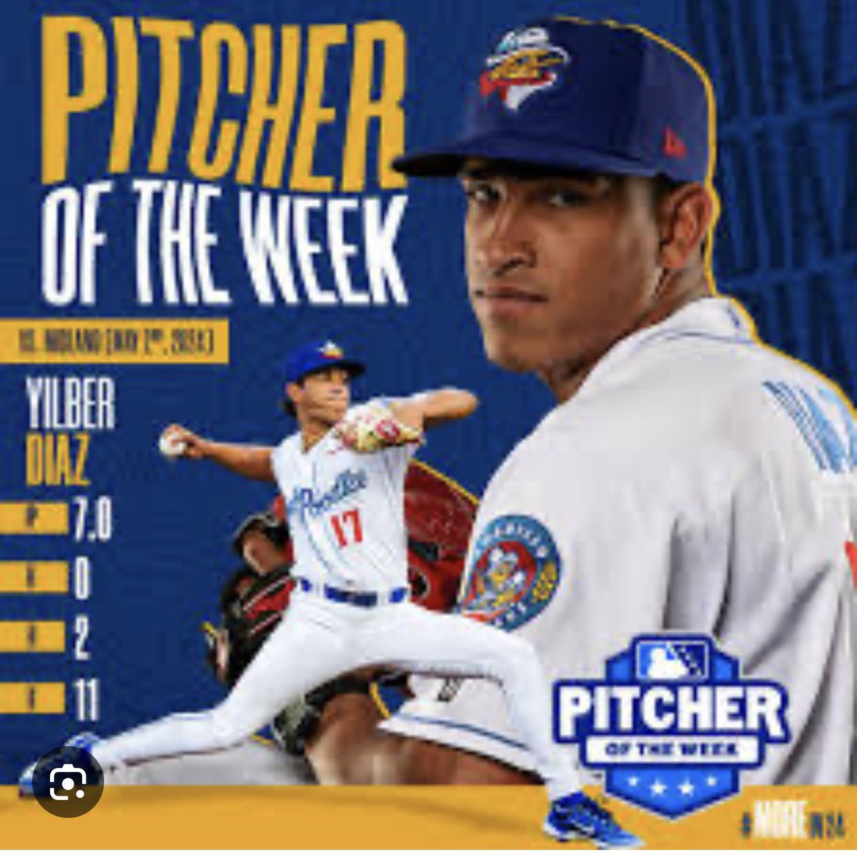 44Jesteller's tweet image. ⚾️✅✅📖✅✅ Hoy Lanza por Arizona, este Muchacho Yilber Diaz. 
Este es una Gran Historia del deporte en VEN tira 92-96 (eso son los 95 -100 que les muestran a Uds). Fue Parte de la Migración.A los 18 Años Vendia Helados en Peru. Firmo a los 20. Ojala tenga una Gran Carrera.