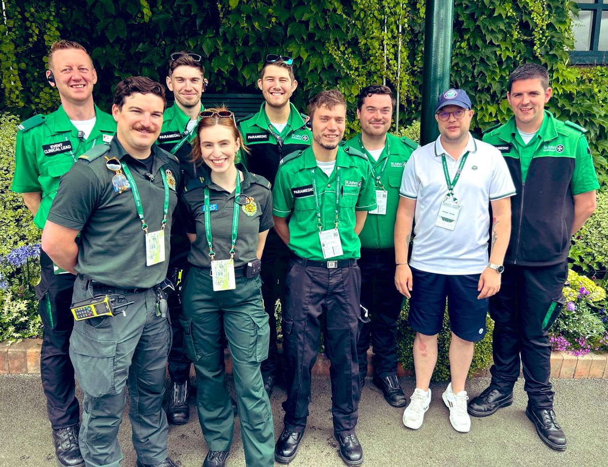 Phil Parrish (@phil_parrish) on Twitter photo Happy #internationalparamedicday from the <a href="/stjohnambulance/">St John Ambulance England</a> team at <a href="/Wimbledon/">Wimbledon</a> working alongside <a href="/Ldn_Ambulance/">London Ambulance Service</a> and Wimbledon Team. #paramedic #ahp #mysjaday #notallparamedicsweargreen Happy #internationalparamedicday from the <a href="/stjohnambulance/">St John Ambulance England</a> team at <a href="/Wimbledon/">Wimbledon</a> working alongside <a href="/Ldn_Ambulance/">London Ambulance Service</a> and Wimbledon Team. #paramedic #ahp #mysjaday #notallparamedicsweargreen