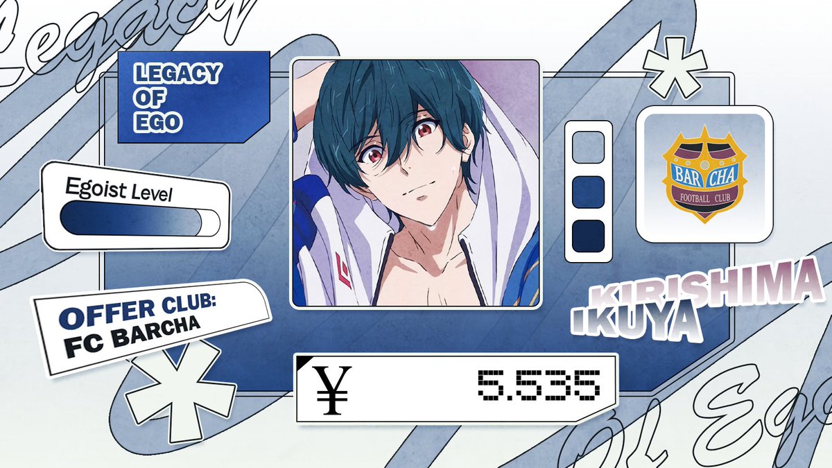 After countless hours of dedication and effort, I, Kirishima Ikuya from FC Barcha, have triumphed over every challenges. Completing my games and matches has been a journey of perseverance. Nevertheless, I'm still looking forward to the future conquest!