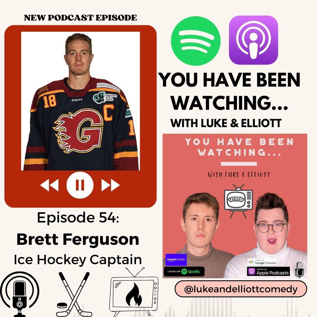 LukeandElliott's tweet photo. 🚨❄️ICE ICE BABY🚨❄️THIS week’s Podcast guest is Canadian Ice Hockey Player &amp; Captain of EIHL side Guildford Flames @brettferguson18 🔥⛸️🏑🥅🔥 

Listen HERE ➡️ https://t.co/Hh4i2waJWD 🎧 

We talk his love affair with the fans and which team mate he thinks is worst dressed 😂 https://t.co/bGtm20UUk0