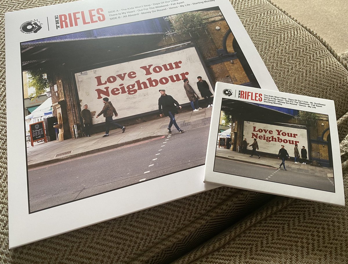 Back from a Weller weekend to see this beauty as landed <a href="/theriflesband/">The Rifles</a> - Great to have them back!!