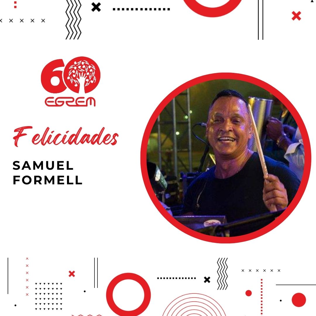Muchísimas felicidades para Samuel Formell, percusionista y director musical de la Orquesta Van Van.

Desde el equipo #EGREM le enviamos los mejores deseos. ¡Feliz día y permiso que llegó Van Van!

#60AñosEGREN #SienteLaMúsica #EGREM