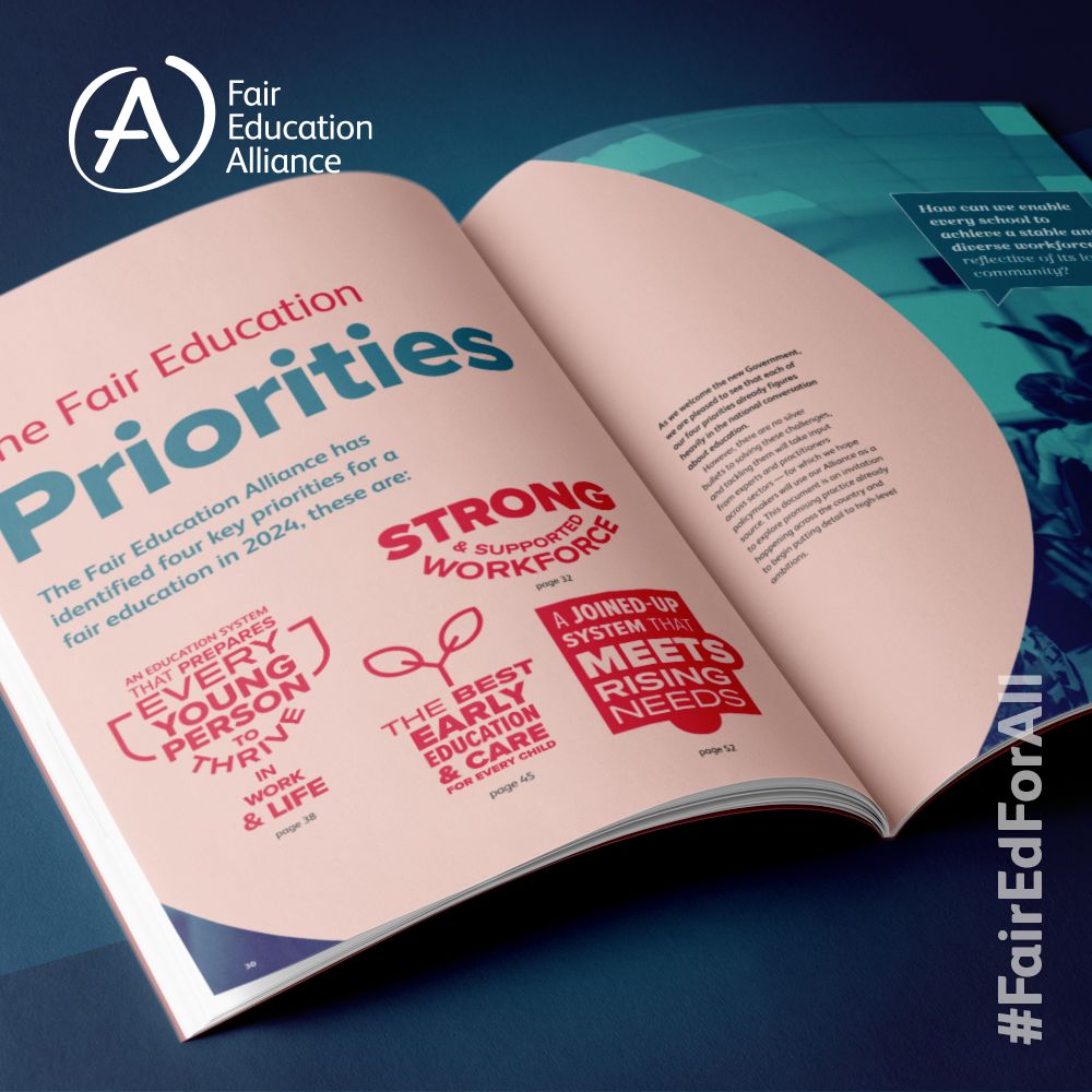 Gaps between children from low-income backgrounds and their peers are at their widest in a decade. Fair Education in 2024: Priorities for a New Government recommends policies that prioritise, above all else, tackling inequality 👉 faireducation.org.uk/priorities