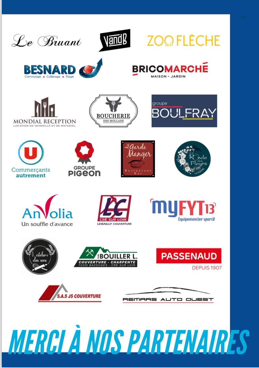 UsBazouges's tweet image. 👏Mais également un grand merci à tout nos sponsors qui ont répondu présents pour que ce tournoi soit organisé de la meilleure des manières afin que les enfants gardent un magnifique souvenir de leur journée au stade du Creux avec une envie de revenir la saison prochaine 🏆
