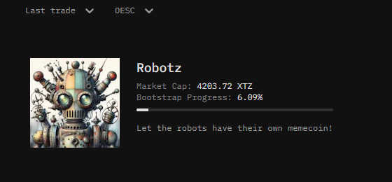 wwworonin's tweet image. Hello friends!

Thanks to @retro_manni  and @OrganicGrowth__ !
I just made my own memecoin. 
Which of course has to do with robots

🤖🤖🤖 It is called "Robotz" 🤖🤖🤖

link to memecoin below in reply👇👇👇👇
