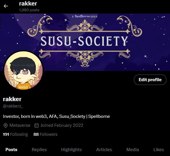 Finally, became a fully pledge <a href="/Susu_Society/">Susu Society</a>  member. 

Check out <a href="/Susu_Society/">Susu Society</a>  latest tweet they are planning to release 2 spellborne skins, only 101 of each available! Join us! we want as many susu society member ASAP! 

#SpellborneCreate