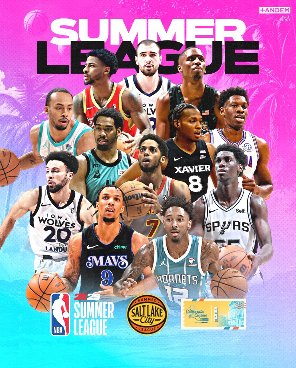 gershbasketball's tweet image. Summer league is here! Good luck to all of #TeamTandem competing in the weeks ahead! 🤩 #NBASummer